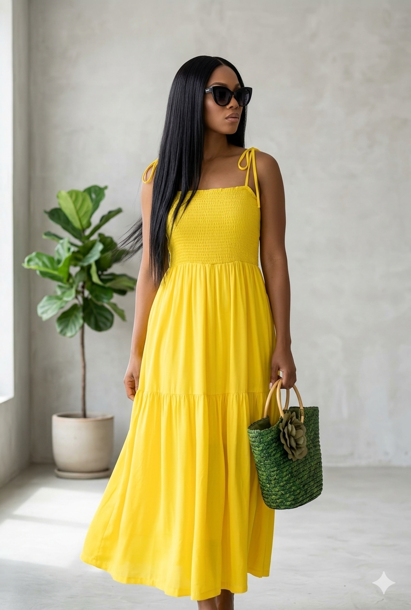 VESTIDO VERANO AMARILLO